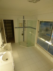 Before photos of an ensuite renovation at Farley